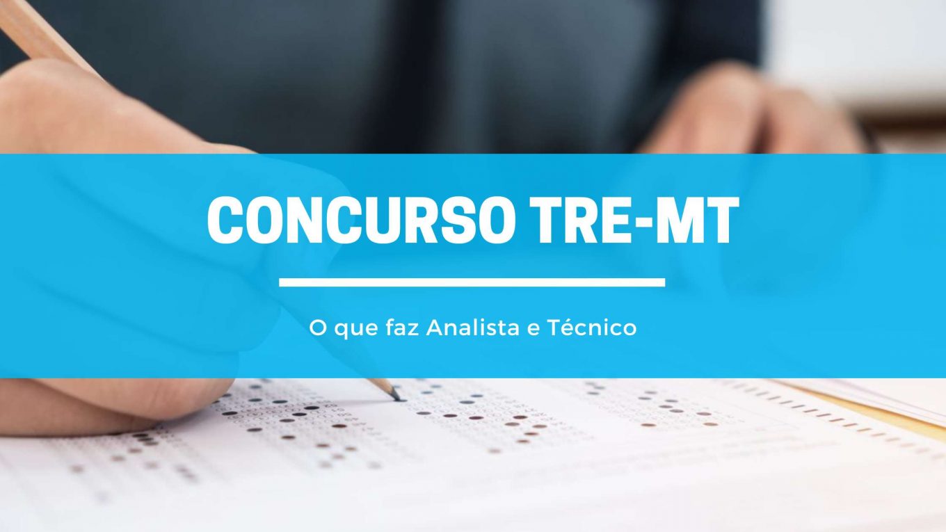 O que faz um Analista ou Técnico Judiciário TRE-MT